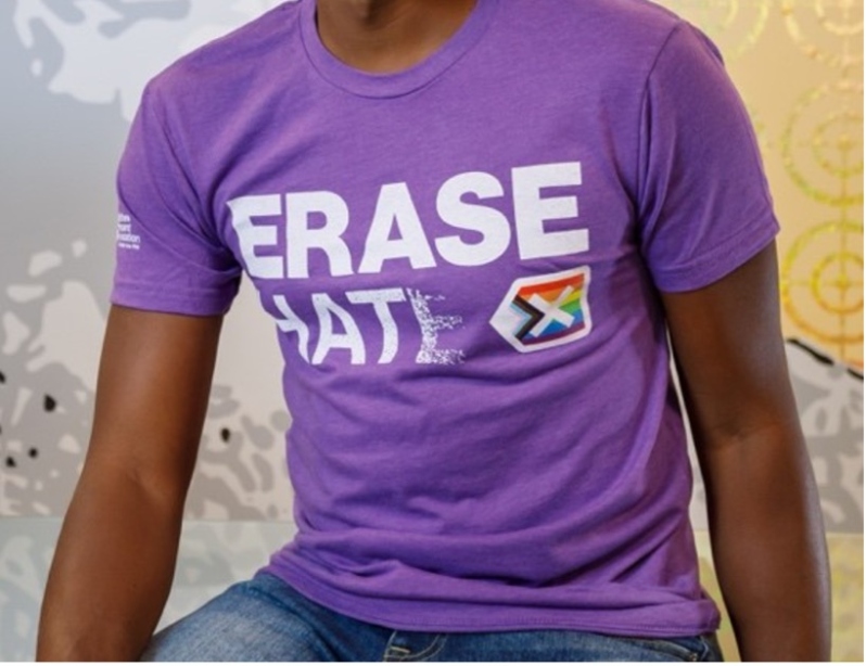 Contemporary Erase Hate T-shirt